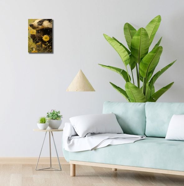Obraz 20x30cm Łąka w Oczach Borsuka zdjęcie 2
