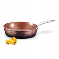 Głęboka PATELNIA INDUKCJA patelnia do piekarnika 24cm non-stick Copper