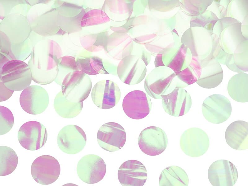 Konfetti opalizujące kółka 15g zdjęcie 1