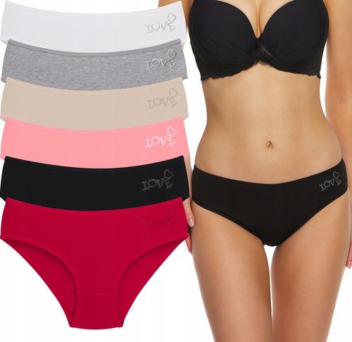 Majtki figi damskie bawełniane seksowne zestaw wygodne mix kolorów na Arena.pl