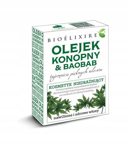 BIOELIXIRE Olejek konopny & Baobab - 20ml zdjęcie 3