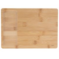 Deska do krojenia drewniana bambusowa z rowkami NATURAL LIFE 28x20x1,5 cm