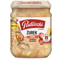 Pudliszki zupa ŻUrEK Z KIEŁBASĄ I BOCZKIEM gotowe danie mięsne SŁOIK 440g