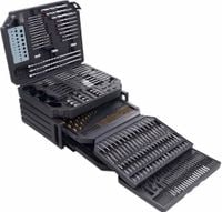Komplet otwornic, dłut, bitów - 300el. KD998