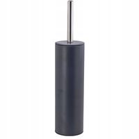 SZCZOTKA DO WC METALOWA Ø 8 CM WYM 8X8X36,5 CM ANTRACYTOWA