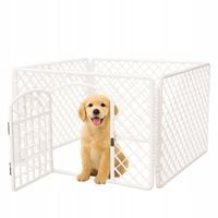 Kojec dla szczeniąt Zagroda dla psa BIAŁY (I220)
