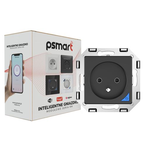 Inteligentne Gniazdo z Pomiarem Prądu WiFi TUYA PSMART 16A czarne na Arena.pl