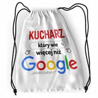 Plecak Dla Kucharza Sportowy Szkolny Worek Torba Z Nadrukiem Ze Zdjęciem