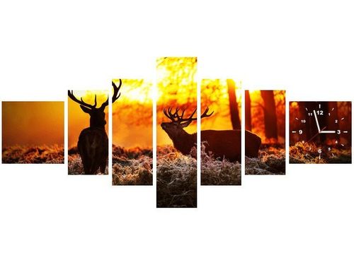 70CM 160CM ZEGAR 7 ELEME RYKOWISKO DRUK OBRAZ na Arena.pl