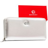 elegancki, duży portfel damski na zamek - rovicky