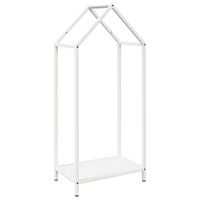 Stojak na drewno opałowe, biały, 40x25x90 cm