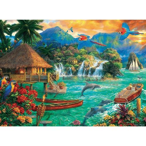 Puzzle 3000 elementów Życie na wyspie na Arena.pl