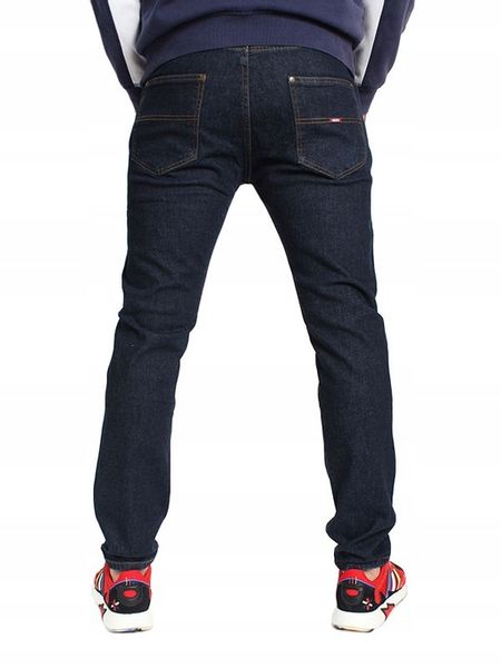 SPODNIE JEANS PROSTO ZAPPE DARK BLUE r. W38L36 zdjęcie 2