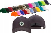 Czapka 6 panelowa zamszowana TWÓJ HAFT LOGO NAPIS firmowa reklamowa 20 szt