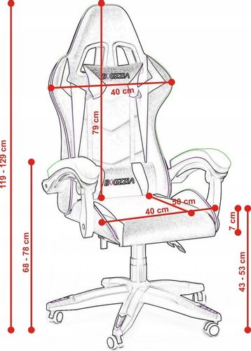 FOTEL SL-25 GAMINGOWY KUBEŁKOWY GRACZA na Arena.pl