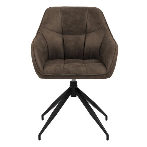 Krzesło Brenda brązowe tapicerowane na Arena.pl