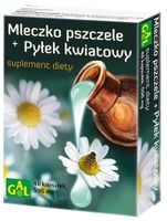 MLECZKO PSZCZELE + PYŁEK KWIATOWY 48 KAPSUŁEK Odporność, wigor, witalność, apetyt