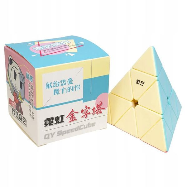 ORYGINALNA kostka QiYi QiMing Pyraminx - Pastel zdjęcie 1