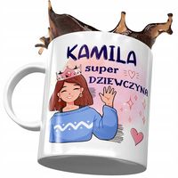 Kubek Dla Kamili Córki Na Dzień Dziecka Prezent Z Nadrukiem Ze Zdjęciem