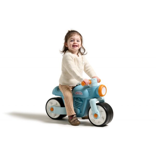 FALK Jeździk Biegowy Ciche Koła Motor Prem1er Retro Niebieski 1+ zdjęcie 9