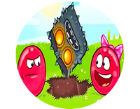 Opłatek na tort Red Ball