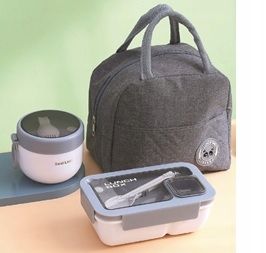 TERMOS OBIADOWY NA ZUPE DRUGIE DANIE SZTUĆCE LUNCHBOX + TORBA 6W1 na Arena.pl