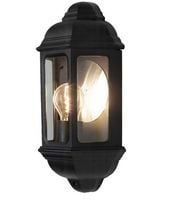 KINKIET PLAFON CZARNY E27 IP44 100W OGRODOWY LAMPA