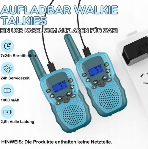 Walkie talkie dla dzieci Walkie Talkie T-888 wielokolorowy na Arena.pl