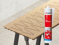 LAMELE ŚCIENNE DĄB WOTAN NA PŁYCIE CZARNEJ 510x2750mm