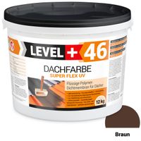 Farba dachowa płynna folia brązowa 12kg Level+46