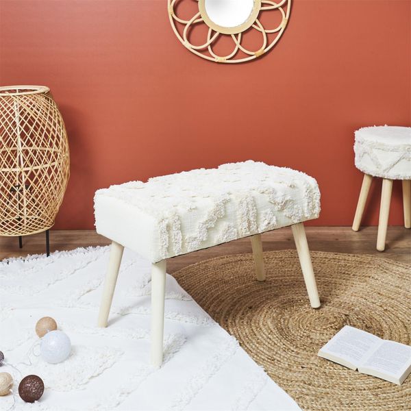 Ławka Boho Bali naturalna zdjęcie 2