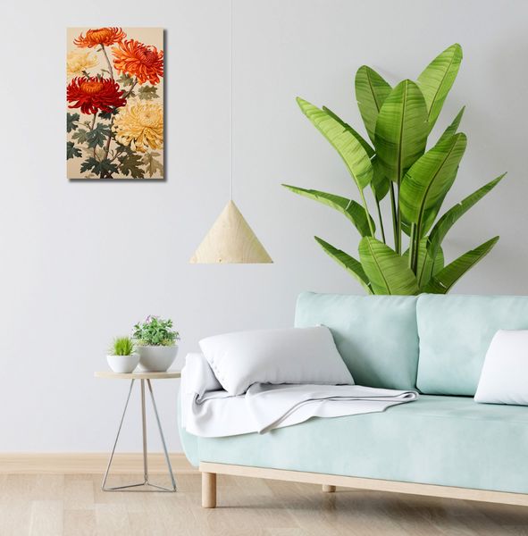 Obraz 30x50cm Tańczące Chryzantemy zdjęcie 2
