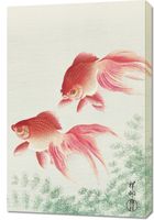 Obraz 60x90cm Two Veil Goldfish, Koson Japoński Vintage do Salonu