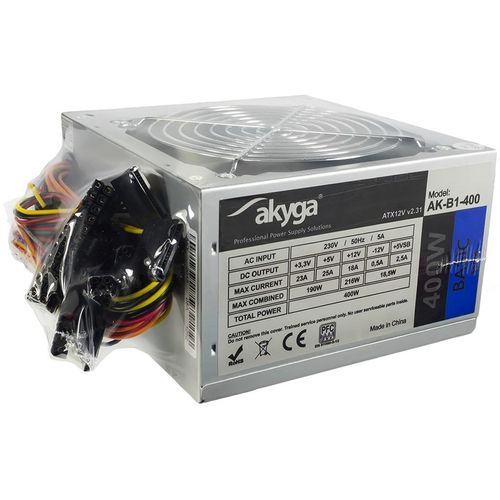 2 x Zasilacz ATX AKYGA Basic 400W SATA 24pin 120mm na Arena.pl