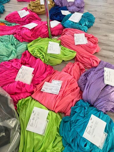 Szarfa akrobatyczna, chusta aerial silk wielofunkcyjna 6 metrów KOLORY na Arena.pl