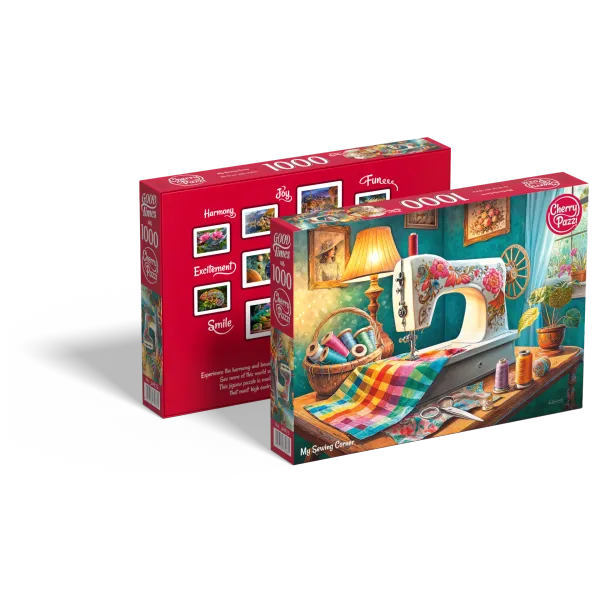 Puzzle 1000 elementów. Mój kącik do szycia 30875 zdjęcie 8