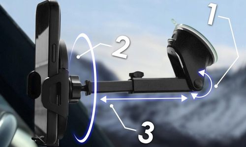 UCHWYT DO SAMOCHODU NA TELEFON SZYBĘ DESKĘ KOKPIT MOCNY UCHWYT SAMOCHODOWY na Arena.pl