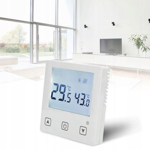 TERMOSTAT TERMOREGULATOR PODŁOGÓWKI REGULATOR LCD na Arena.pl