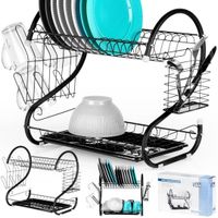 suszarka dwupoziomowa ociekacz do naczyń vilde 229109