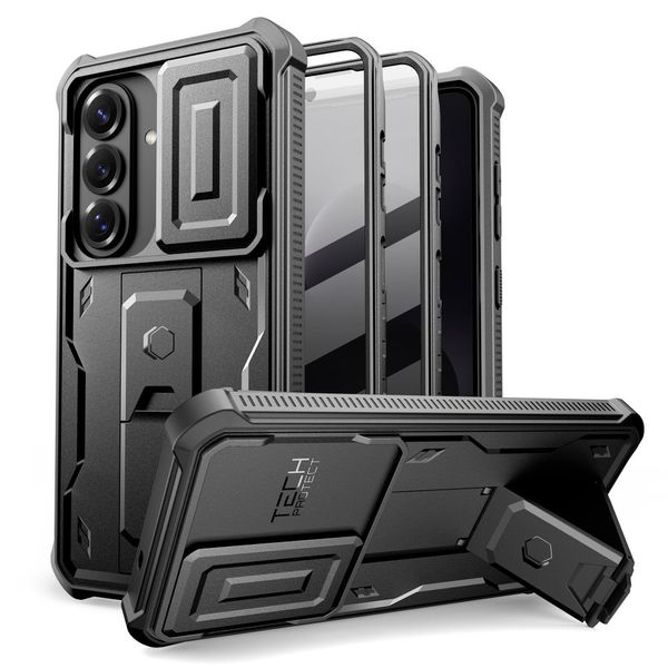 tech-protect kevlar cam+ 2-set galaxy s26 black zdjęcie 1