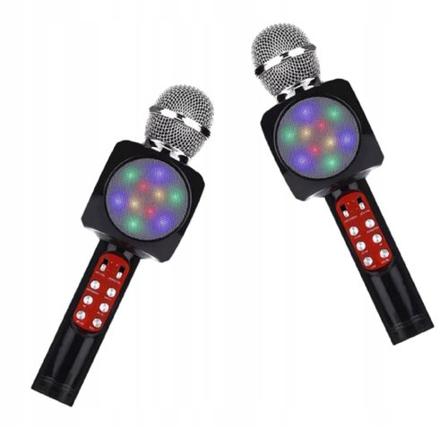 2x BEZPRZEWODOWY BLUETOOTH MIKROFON LED GŁOŚNIK na Arena.pl