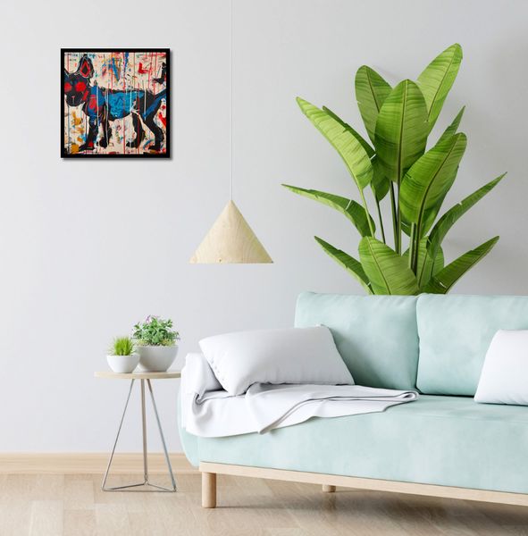 Plakat 40x40cm Miejski Pies zdjęcie 4
