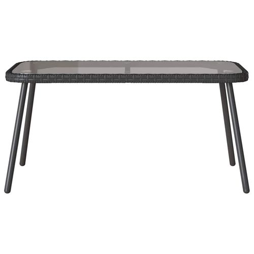 Zestaw Sof na Ogród 2 pcs Czarny polirattan na Arena.pl