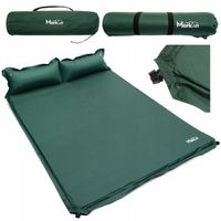 Mata Samopompująca Dwuosobowa Materac Turystyczny Kempingowy Z Pokrowcem