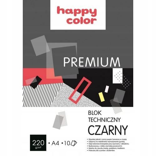 BLOK TECHNICZNY A4/10K HC PREMIUM CZARNY 7085 A'20 na Arena.pl