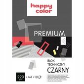 BLOK TECHNICZNY A4/10K HC PREMIUM CZARNY 7085 A'20
