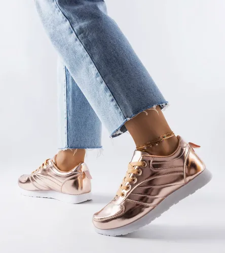Złote sneakersy Quessy 37 na Arena.pl