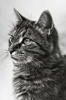Plakat 30x45cm Kocie Wpatrzenie