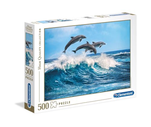PUZZLE 500 CLEMENTONI DOLPHINS 35055 na Arena.pl