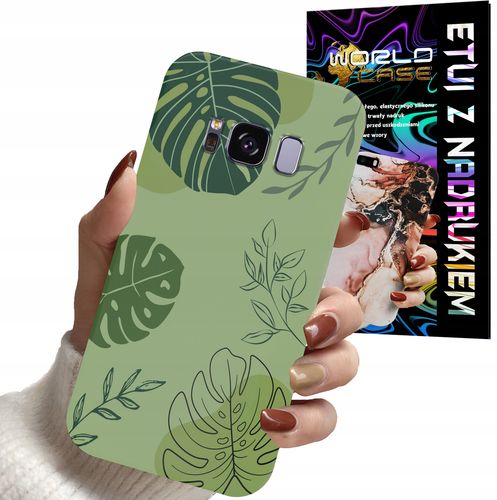 ETUI CASE DO SAMSUNG S8 - LIŚCIE WZORY DLA KOBIET KWIATY RÓŻE na Arena.pl